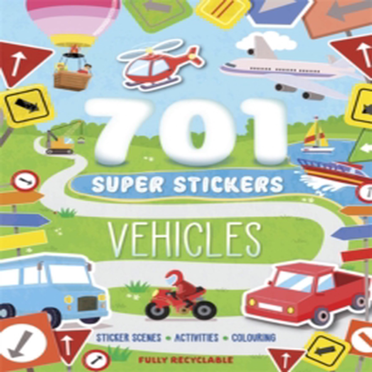 701 Super Stickers Vehicles 9781805853657 Paperback