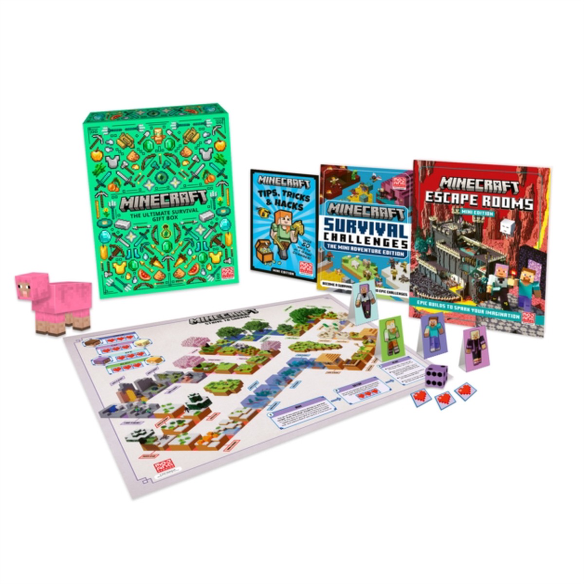 Minecraft The Ultimate Survival Gift Box 9780008732943 Multiple-component retail product, boxed