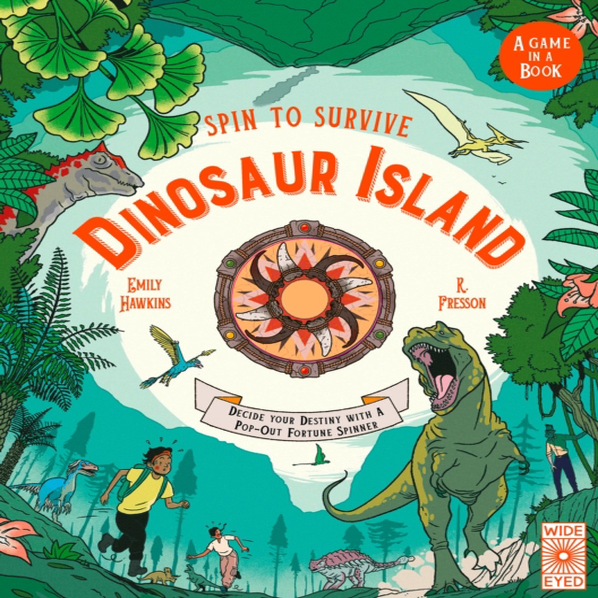 Spin to Survive: Dinosaur Island 9781805700708 Novelty book